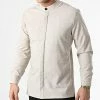 Le moins cher 🎉 Chemise Manches Longues Col Mao 22005 Beige Chiné de Uniplay 😍 -Uniplay Soldes uniplay 304440 22005 1 BEIGE 20220222T114910 01