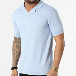 Grosses soldes 😀 Polo Manches Courtes UY792 Bleu Ciel de Uniplay 😉