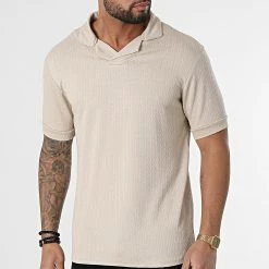 Meilleure affaire 😍 Polo Manches Courtes UY792 Beige de Uniplay 💯