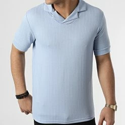 Acheter ✨ Polo Manches Courtes UY794 Bleu Ciel de Uniplay ⭐ -Uniplay Soldes uniplay 304468 UY794 SKY BLUE 20220222T151831 03