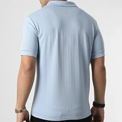 Acheter ✨ Polo Manches Courtes UY794 Bleu Ciel de Uniplay ⭐ -Uniplay Soldes uniplay 304468 UY794 SKY BLUE 20220222T151832 04