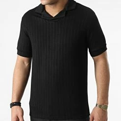 Promo 🔔 Polo Manches Courtes UY794 Noir de Uniplay 😍