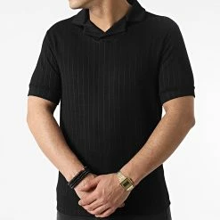 Promo 🔔 Polo Manches Courtes UY794 Noir de Uniplay 😍 -Uniplay Soldes uniplay 304470 UY794 BLACK 20220222T153312 03