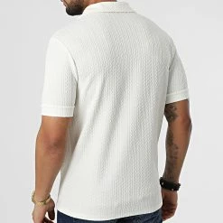 Nouveau ⭐ Polo Manches Courtes UY792 Blanc de Uniplay 👏 -Uniplay Soldes uniplay 304473 UY792 WHITE 20220224T133734 04