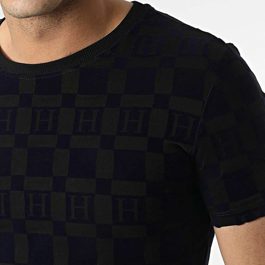 Bon marché 😉 Tee 👚 Shirt Oversize UY786 Noir Bleu Marine de Uniplay ✔️ 4 Bon marché 😉 Tee 👚 Shirt Oversize UY786 Noir Bleu Marine de Uniplay ✔️ – Image 2