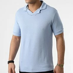 Vente flash 🤩 Polo Manches Courtes UY793 Bleu Ciel de Uniplay 🔔