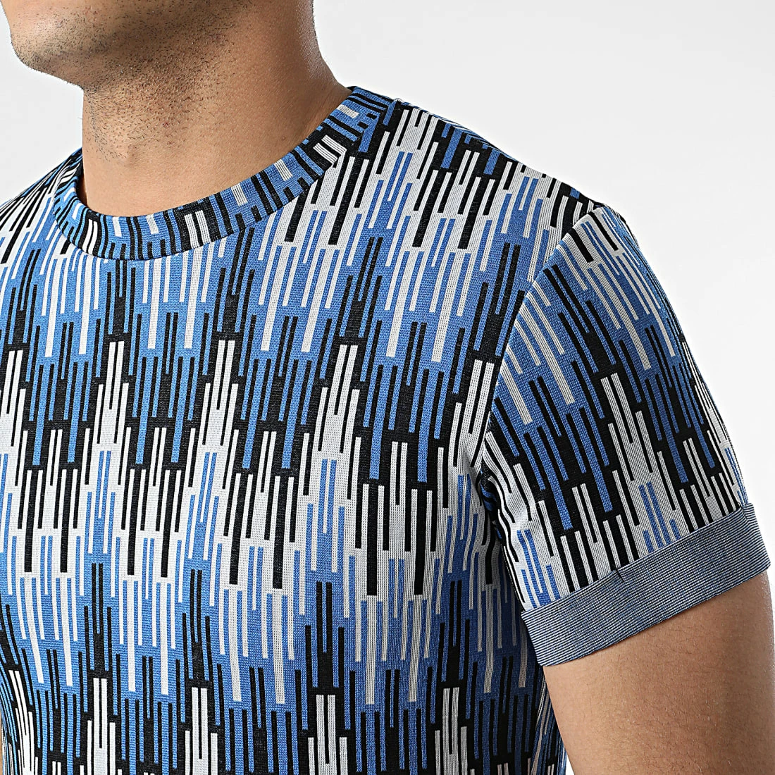 Tout neuf 👍 Tee 👚 Shirt Oversize UY778 Bleu Blanc de Uniplay 🎉 4 Tout neuf 👍 Tee 👚 Shirt Oversize UY778 Bleu Blanc de Uniplay 🎉 – Image 2