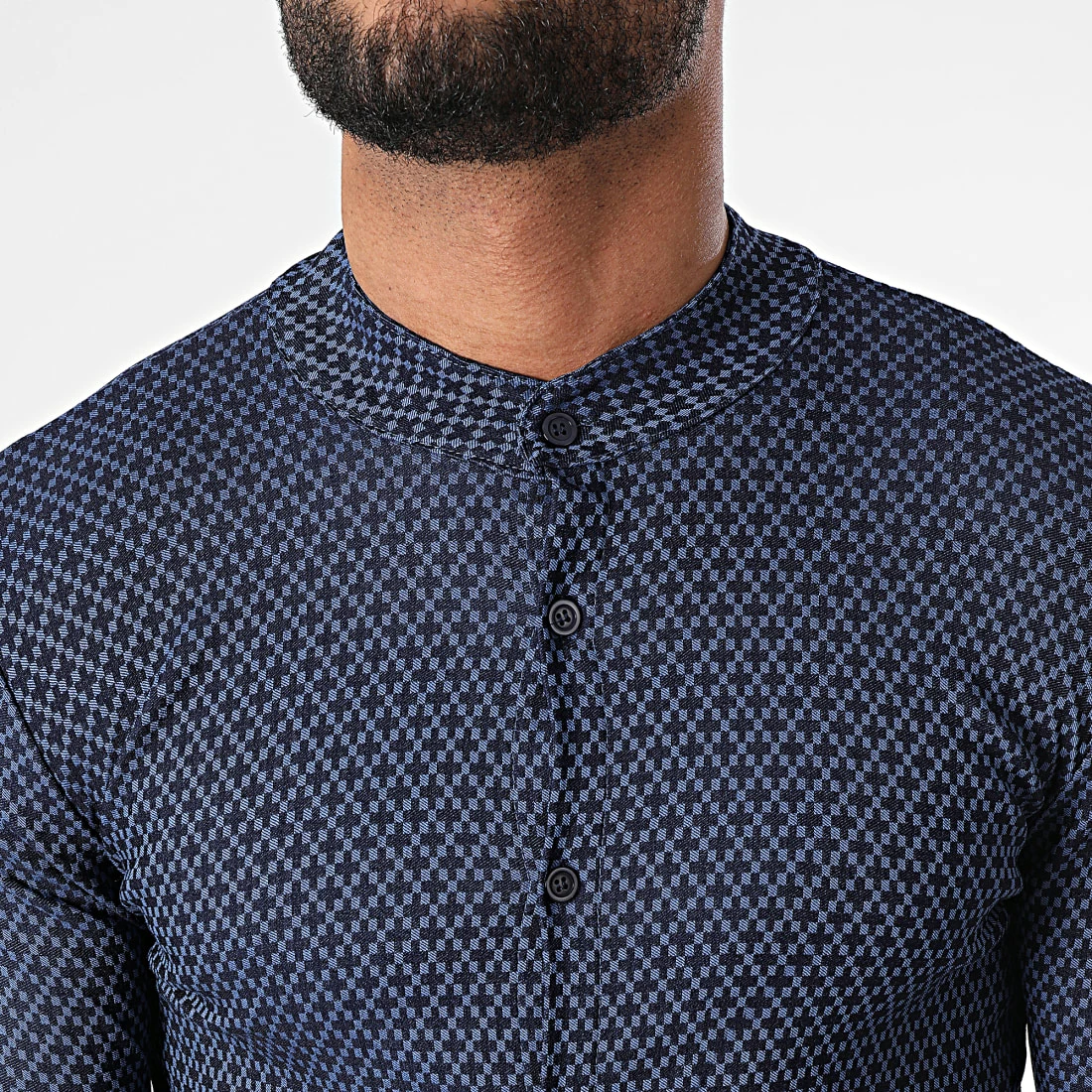 Meilleure vente ✨ Ensemble Chemise Manches Longues Et Pantalon Jogging UP-ES-81 Bleu Marine de Uniplay 🎁 3 Meilleure vente ✨ Ensemble Chemise Manches Longues Et Pantalon Jogging UP-ES-81 Bleu Marine de Uniplay 🎁 – Image 2