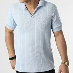 Acheter ✔️ Polo Manches Courtes UY791 Bleu Clair de Uniplay ✔️ -Uniplay Soldes uniplay 304608 UY791 SKY BLUE 20220222T151817 03