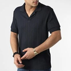 De gros 🌟 Polo Manches Courtes UY791 Bleu Marine de Uniplay 👍 -Uniplay Soldes uniplay 304611 UY791 BLUE 20220222T152429 03