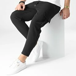 Vente flash 👍 Pantalon Jogging 22006 Noir de Uniplay 🥰 -Uniplay Soldes uniplay 304618 22006 BLACK 20220221T153009 01