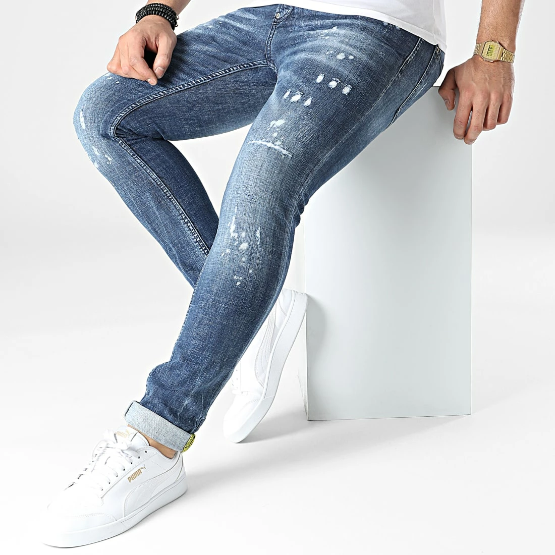 Tout neuf 🎁 Jean Skinny 634 Bleu Denim de Uniplay 😍 5 Tout neuf 🎁 Jean Skinny 634 Bleu Denim de Uniplay 😍 – Image 3