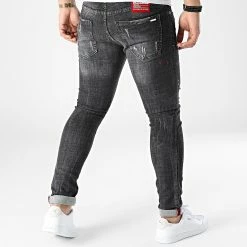 Meilleure affaire 🎉 Jean Slim 662 Noir de Uniplay 🥰 -Uniplay Soldes uniplay 304627 662 BLACK 20220223T141559 04