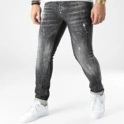 Uniplay Soldes 27 Acheter ⌛ Jean Skinny 643 Noir de Uniplay ⌛