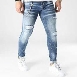 Meilleure vente ⭐ Jean Skinny 627 Bleu Denim de Uniplay ❤️