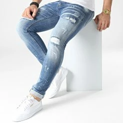 Meilleure vente ⭐ Jean Skinny 627 Bleu Denim de Uniplay ❤️ -Uniplay Soldes uniplay 304633 627 BLUE 20220221T151039 03