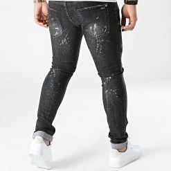 Promo 😀 Jean Slim 661 Noir de Uniplay 🧨 9 Promo 😀 Jean Slim 661 Noir de Uniplay 🧨 -Uniplay Soldes uniplay 304641 661 BLACK 20220223T141543 04