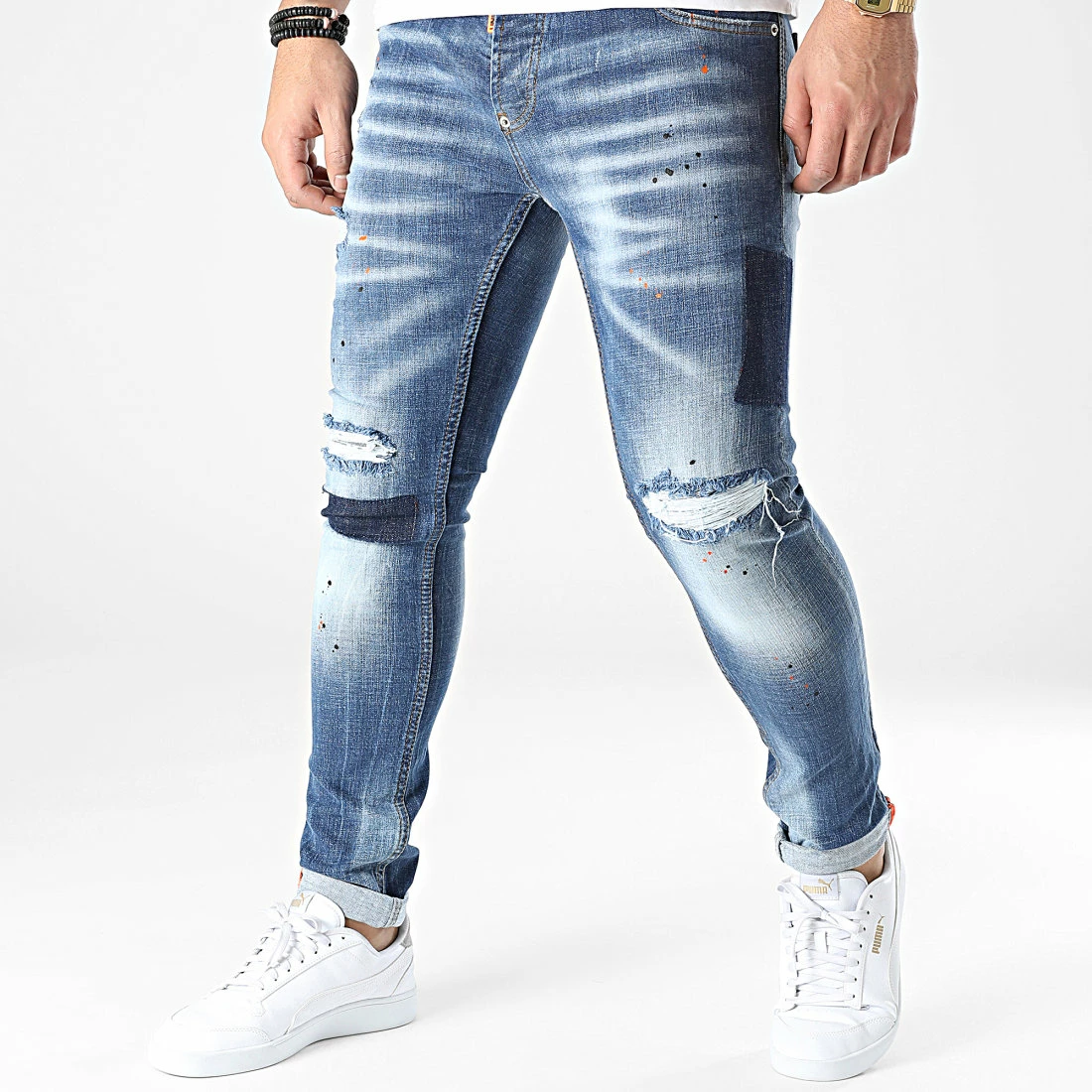 Sortie 😀 Jean Skinny 660 Bleu Denim de Uniplay 💯 3 Sortie 😀 Jean Skinny 660 Bleu Denim de Uniplay 💯