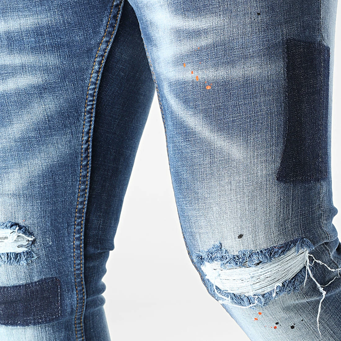Sortie 😀 Jean Skinny 660 Bleu Denim de Uniplay 💯 4 Sortie 😀 Jean Skinny 660 Bleu Denim de Uniplay 💯 – Image 2