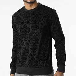 Le moins cher ❤️ Sweat Crewneck UY783 Noir de Uniplay ✔️