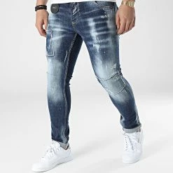 Acheter 🤩 Jean Skinny 656 Bleu Denim de Uniplay ✨