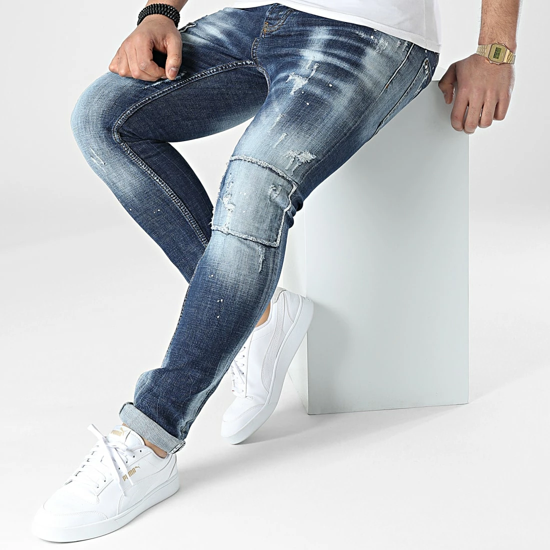 Acheter 🤩 Jean Skinny 656 Bleu Denim de Uniplay ✨ 5 Acheter 🤩 Jean Skinny 656 Bleu Denim de Uniplay ✨ – Image 3