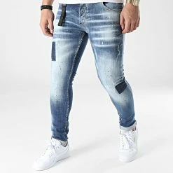 Acheter 👏 Jean Skinny 677 Bleu Denim de Uniplay ⭐