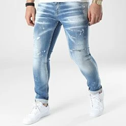 Budget 😀 Jean Skinny 676 Bleu Denim de Uniplay ❤️