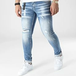 Top 10 😍 Jean Skinny 672 Bleu Denim de Uniplay 💯