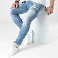 Top 10 😍 Jean Skinny 672 Bleu Denim de Uniplay 💯 -Uniplay Soldes uniplay 307973 672 BLUE 20220307T161736 03