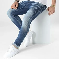 Le moins cher 🔥 Jean Skinny 665 Bleu Denim de Uniplay ⌛ 8 Le moins cher 🔥 Jean Skinny 665 Bleu Denim de Uniplay ⌛ -Uniplay Soldes uniplay 307976 665 BLUE 20220307T161709 03
