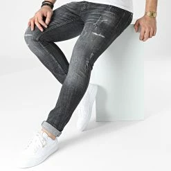 Bon marché ⭐ Jean Skinny 680 Noir de Uniplay ✔️ -Uniplay Soldes uniplay 307981 680 BLACK 20220308T141919 03