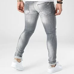 Grosses soldes 🔔 Jean Skinny 693 Gris de Uniplay 😀 -Uniplay Soldes uniplay 307983 693 GREY 20220307T161804 04