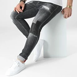 Top 10 🌟 Jean Skinny 639 Noir de Uniplay 🧨 -Uniplay Soldes uniplay 307992 639 BLACK 20220307T161829 03