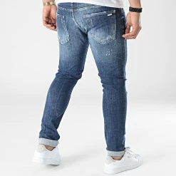 Tout neuf ⌛ Jean Skinny 673 Bleu Denim de Uniplay 🤩 -Uniplay Soldes uniplay 308036 673 BLUE 20220308T142009 04
