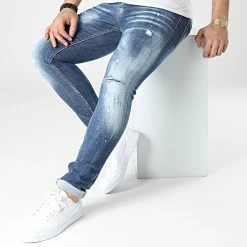 Le moins cher ⭐ Jean Skinny 675 Bleu Denim de Uniplay 👍 8 Le moins cher ⭐ Jean Skinny 675 Bleu Denim de Uniplay 👍 -Uniplay Soldes uniplay 308042 670 BLUE 20220308T142230 03