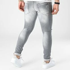 Promo 🧨 Jean Skinny 688 Gris de Uniplay ❤️ -Uniplay Soldes uniplay 308048 688 GREY 20220308T141944 04
