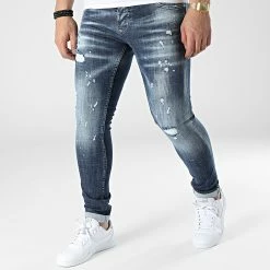 Vente flash 🥰 Jean Skinny 675 Bleu Denim de Uniplay 🛒