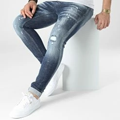 Vente flash 🥰 Jean Skinny 675 Bleu Denim de Uniplay 🛒 -Uniplay Soldes uniplay 308050 675 BLUE 20220307T162520 03