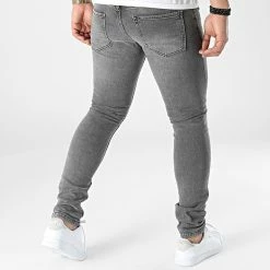 Meilleure vente 😉 Jean Skinny 684 Gris de Uniplay ❤️ -Uniplay Soldes uniplay 308055 684 BLACK 20220308T141839 04