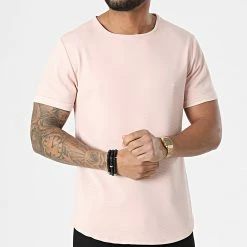 Vente flash 🎉 Tee 👕 Shirt Oversize UP-T909 Rose Pastel de Uniplay ⌛ -Uniplay Soldes uniplay 308091 UP T909 PINK 20220310T134716 03