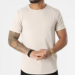 De gros 🎉 Tee 👚 Shirt Oversize UP-T909 Beige de Uniplay 🎉 -Uniplay Soldes uniplay 308094 UP T909 BEIGE 20220310T134652 03