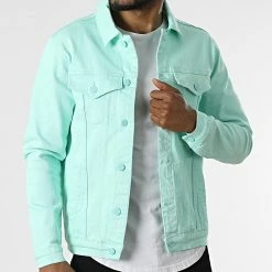 Bon marché 🛒 Veste Jean 689 Vert Menthe de Uniplay ⭐ 8 Bon marché 🛒 Veste Jean 689 Vert Menthe de Uniplay ⭐ -Uniplay Soldes uniplay 309764 689 WATER GREEN 20220408T124802 03