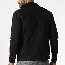 Remise 🛒 Veste Jean 689 Noir de Uniplay ⌛ -Uniplay Soldes uniplay 309767 689 BLACK 20220408T124912 04