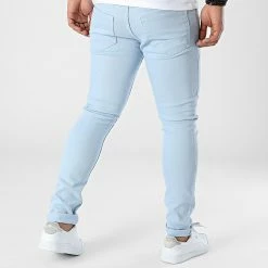Tout neuf 🧨 Jean Slim 690 Bleu Clair de Uniplay 👏 -Uniplay Soldes uniplay 309788 690 BLUE 20220322T135759 04