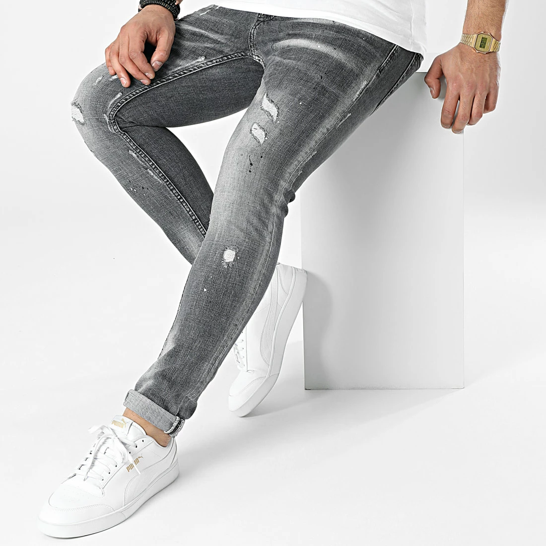 Coupon 😉 Jean Skinny 679 Gris Anthracite de Uniplay ⭐ 5 Coupon 😉 Jean Skinny 679 Gris Anthracite de Uniplay ⭐ – Image 3