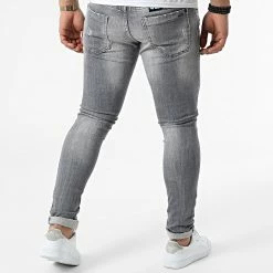 Grosses soldes ⌛ Jean Skinny 692 Gris de Uniplay 👍 -Uniplay Soldes uniplay 309793 692 GREY 20220318T161644 04