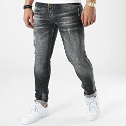 Tout neuf 🛒 Jean Skinny 681 Noir de Uniplay 👏