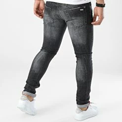 Tout neuf 🛒 Jean Skinny 681 Noir de Uniplay 👏 -Uniplay Soldes uniplay 309795 681 BLACK 20220322T141958 04