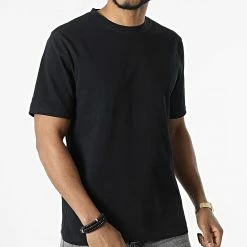 Bon marché ✔️ Tee 👕 Shirt UP-BT232 Noir de Uniplay 🎁 -Uniplay Soldes uniplay 313143 UP BT232 B BLACK 20220413T155535 03